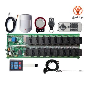 کنترل از راه دور 18 کانال 40 آمپر پیامکی و وای فای و ریموتی