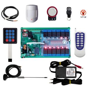 ریموت کنترل 12 کانال پیامکی و وای فای و ریموتی و دزدگیر