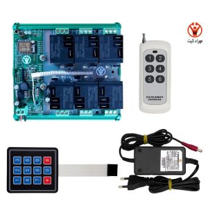 ریموت کنترل 6 کانال 40 آمپر وای فای و ریموتی