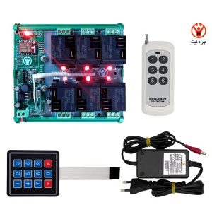 ریموت کنترل 6 کانال 40 آمپر وای فای و ریموتی