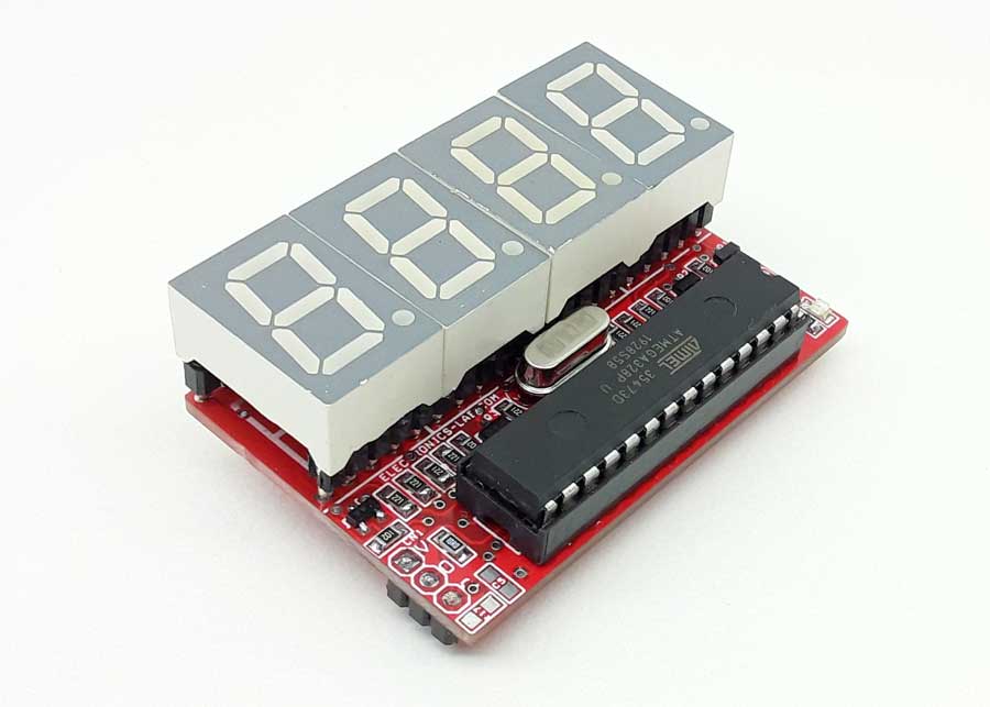 راه اندازی سون سگمنت توسط AVR با اتمل استادیو