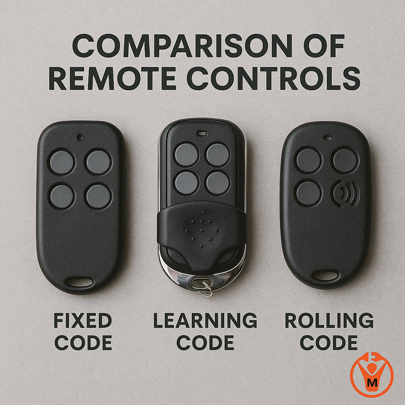 تفاوت ریموت های کد فیکس و کد لرن